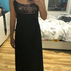 Black evening dress